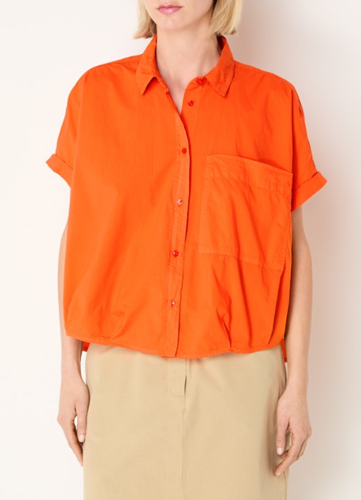 River Woods Blouse met borstzak
