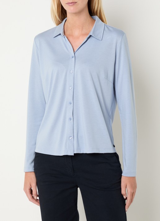 River Woods Blouse met kraag