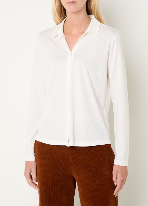 River Woods Blouse met kraag
