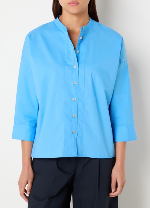 River Woods Blouse met plooidetail