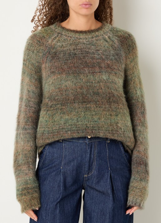 River Woods Fijngebreide trui in alpaca wolblend