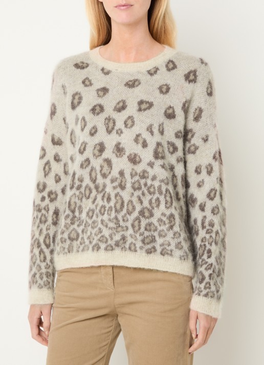 River Woods Fijngebreide trui in alpaca wolblend