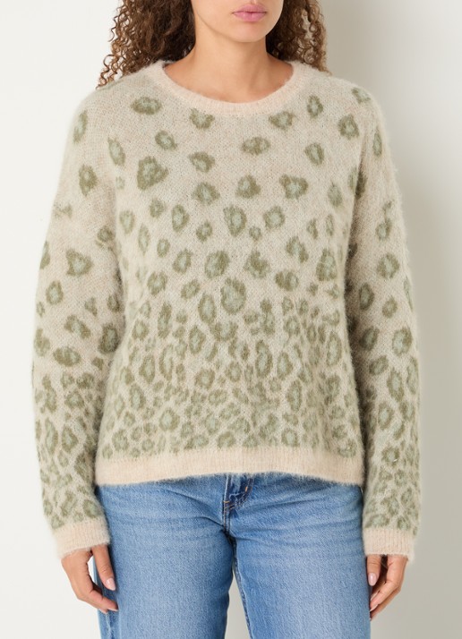 River Woods Fijngebreide trui in alpaca wolblend