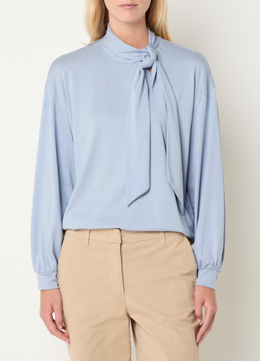 River Woods Longsleeve met sjaalkraag