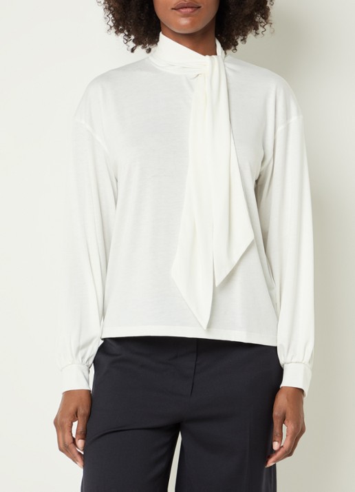 River Woods Longsleeve met sjaalkraag