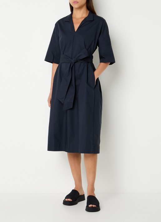River Woods Maxi tuniekjurk met strikceintuur