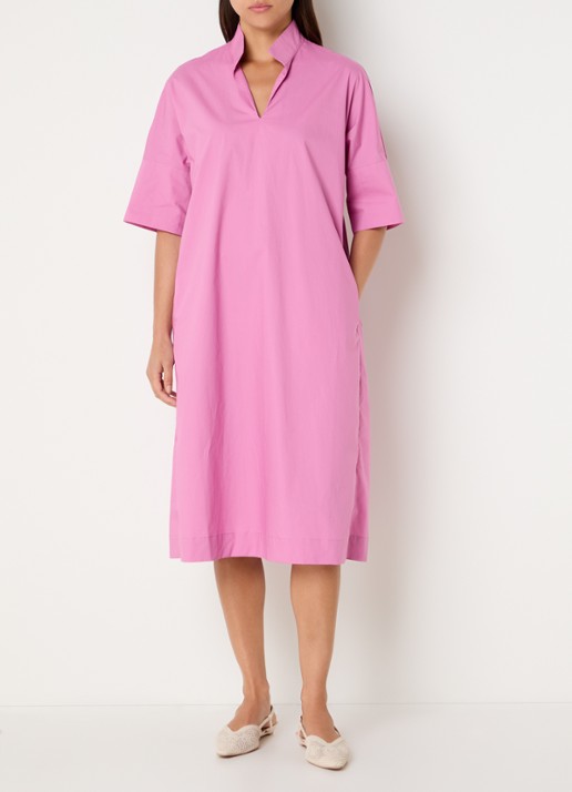River Woods Maxi tuniekjurk met strikceintuur