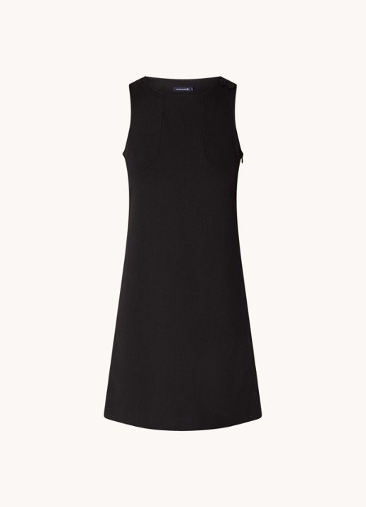River Woods Mini tuniekjurk met stretch - voorkant 3 zwart