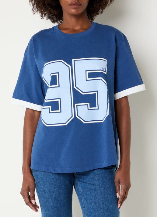 River Woods Oversized T-shirt met front- en backprint