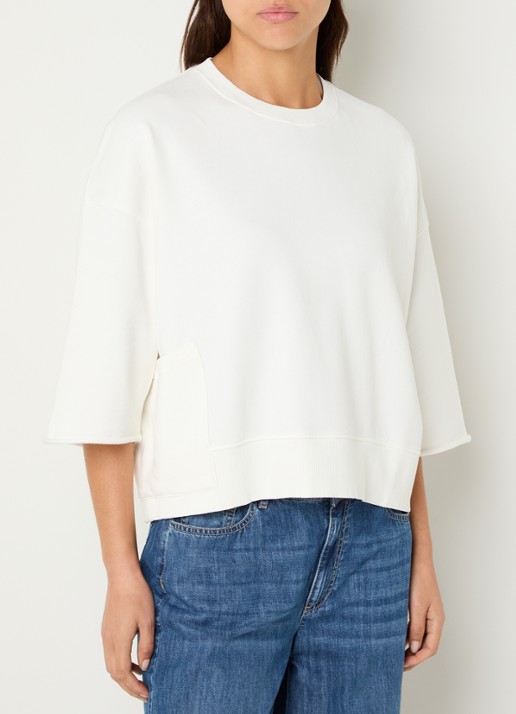 River Woods Sweater met opgestikte zak