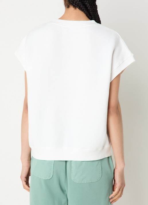 River Woods Sweater met V-hals  - achterkant 4 wit