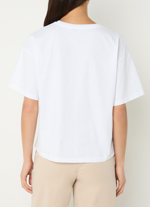 River Woods T-shirt met print  - achterkant 3 wit