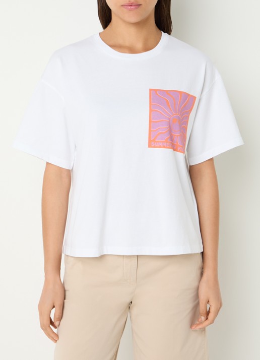 River Woods T-shirt met print