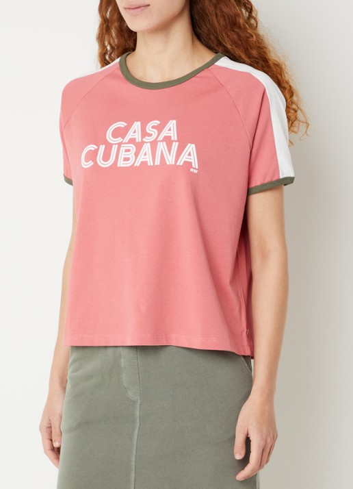 River Woods T-shirt met print