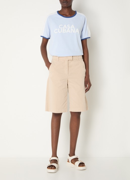 River Woods T-shirt met print - voorkant 3 lichtblauw
