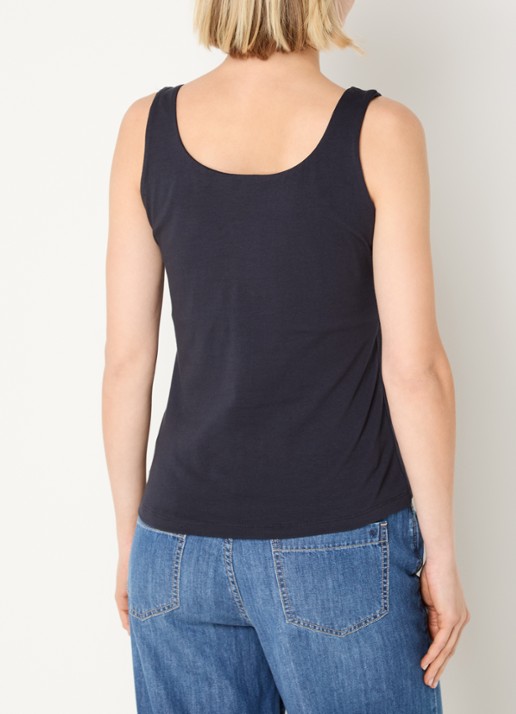 River Woods Tanktop met ronde hals - achterkant 4 donkerblauw