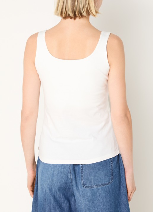 River Woods Tanktop met ronde hals - achterkant 4 gebroken wit