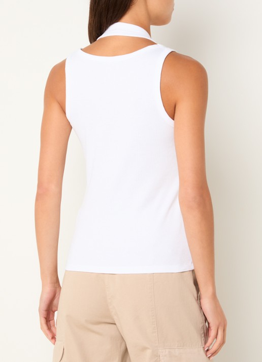 River Woods Tanktop met stretch - achterkant 3 wit