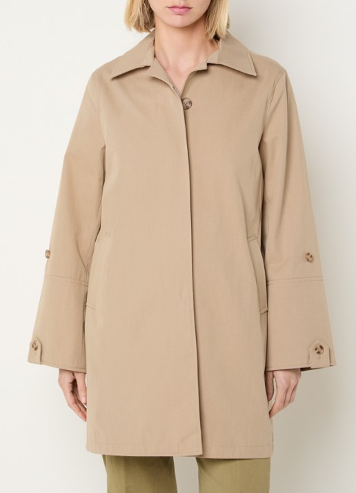 River Woods Trenchcoat met steekzakken