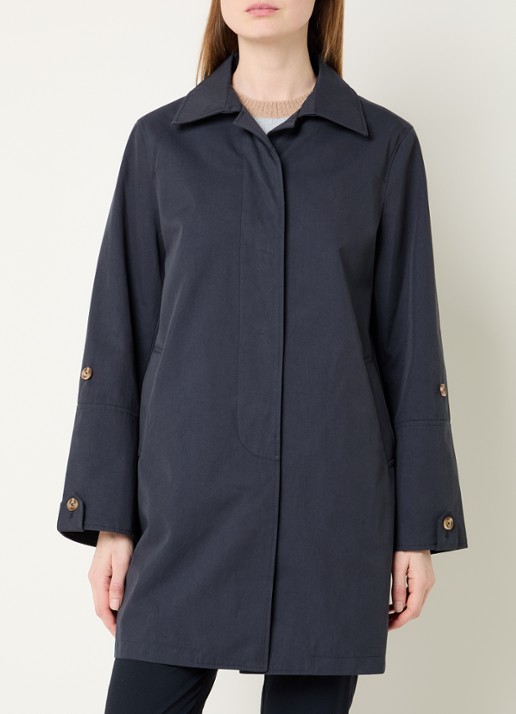 River Woods Trenchcoat met steekzakken