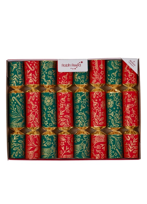 Robin Reed Bon Bon kerstcracker set van 8