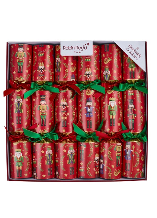 Robin Reed Red Royale Nutcracker kerstcracker set van 6