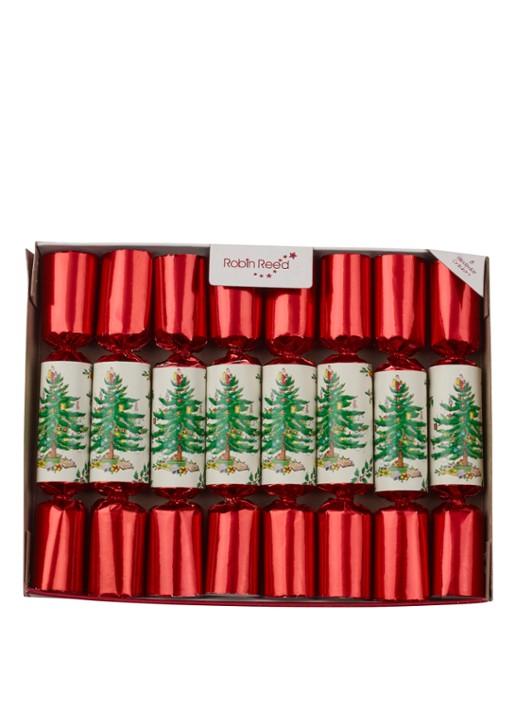 Robin Reed Spode kerstcracker set van 8