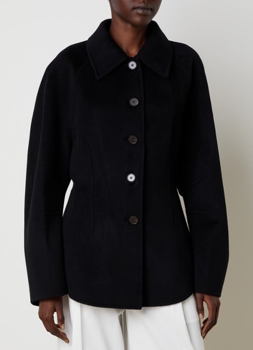 Róhe Blazer in kasjmierblend met steekzakken