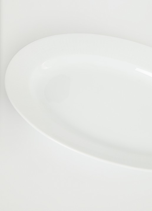 Rörstrand Swedish Grace serveerschaal 32 cm - voorkant 2 wit