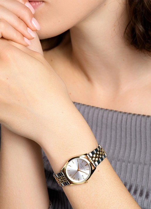 Rosefield Ace horloge ASDSSG-A16 - voorkant 2 goud