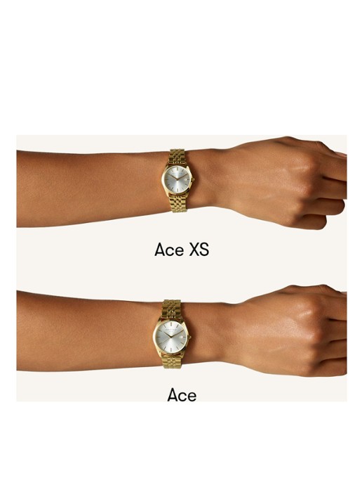 Rosefield Ace horloge ASGSG-A15 - detail 5 goud