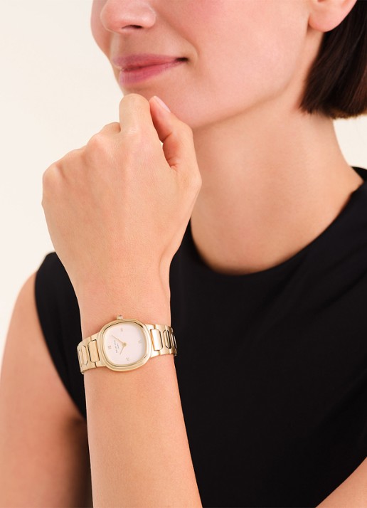 Rosefield Gaia horloge ORCGSG-OR01 - voorkant 2 goud