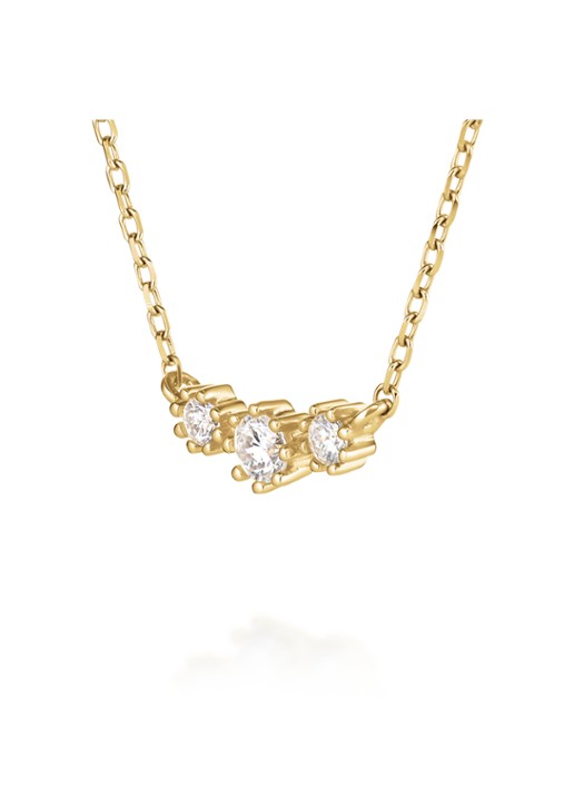 Rosefield Ketting van 14 karaat geelgoud - detail 4 goud