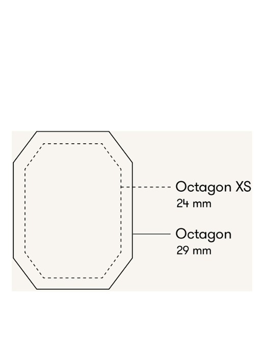 Rosefield Octagon XS horloge OBGSG-O61 - detail 6 goud