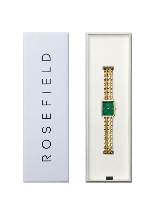 Rosefield Octagon XS horloge OEGSG-O79 - voorkant 5 goud