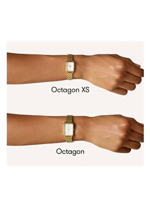 Rosefield Octagon XS horloge OWGSG-O60 - detail 4 goud