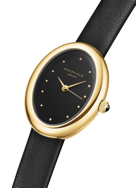Rosefield Ovale horloge OVBGLG-OV18 - detail 3 goud