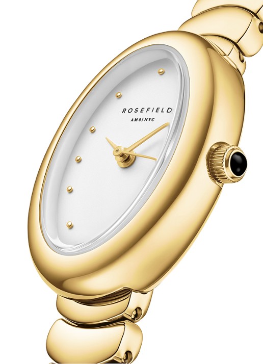 Rosefield Ovale horloge OVWGSG-OV19 - detail 2 goud