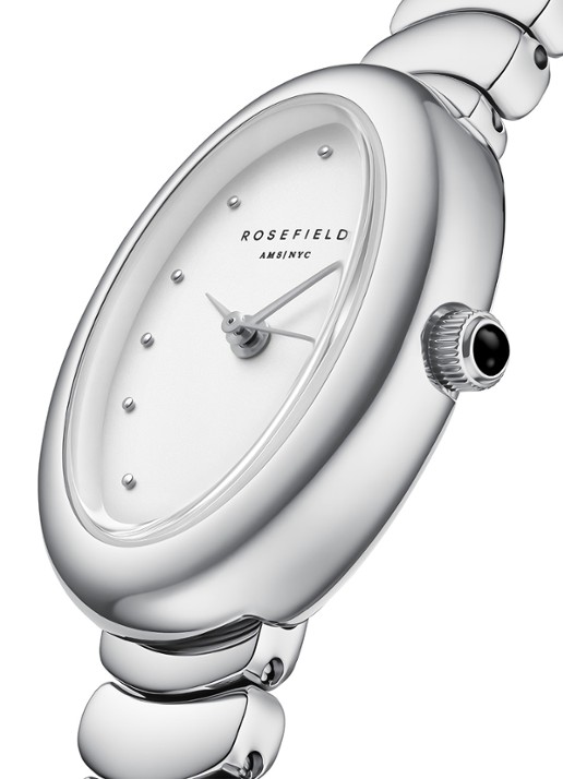 Rosefield Ovale horloge OVWSSS-OV20 - detail 2 zilver