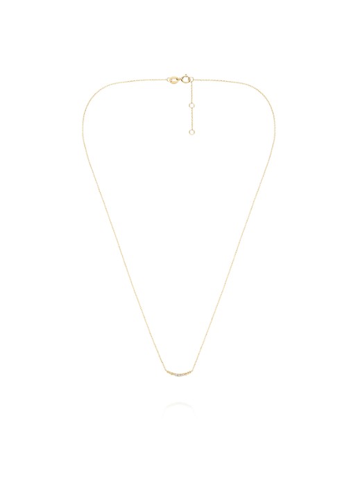 Rosefield Princess ketting van 14 karaat geelgoud - detail goud
