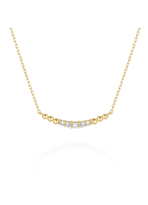 Rosefield Princess ketting van 14 karaat geelgoud