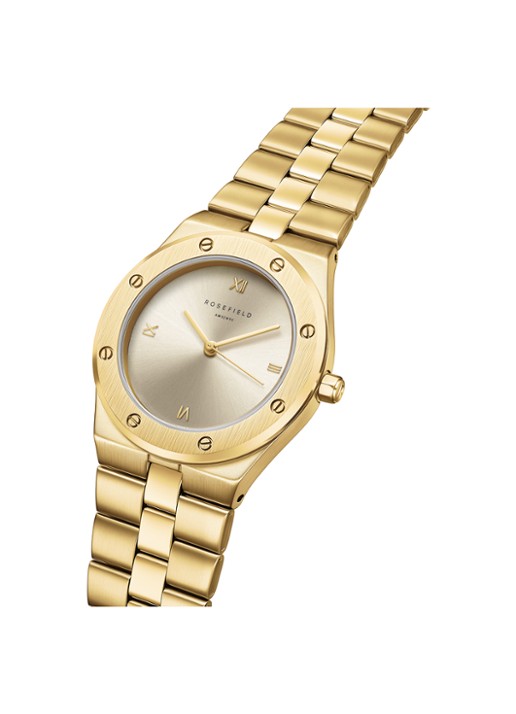 Rosefield Rose horloge SPCGSG-SP01 - achterkant goud