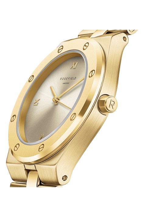 Rosefield Rose horloge SPCGSG-SP01 - detail 2 goud