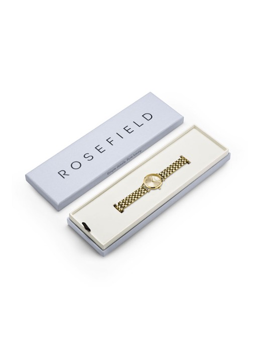 Rosefield Small Edit horloge SCGSG-S05 - detail 4 goud