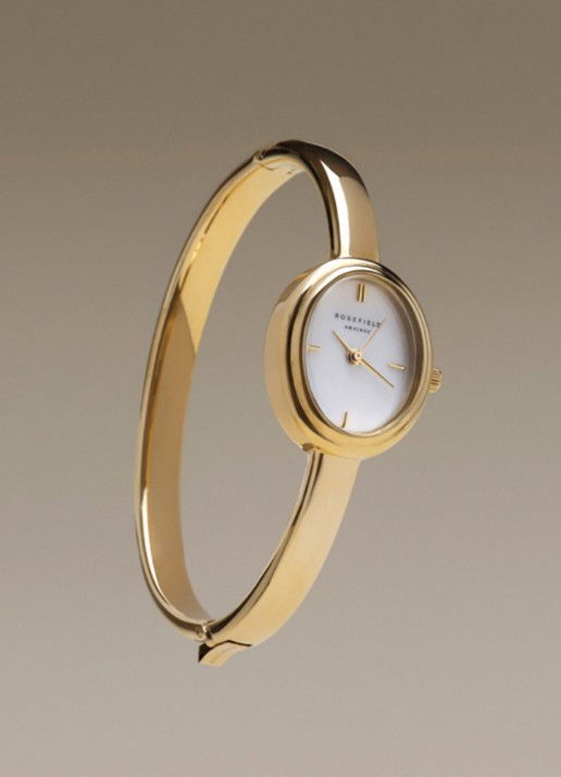 Rosefield Studio Edition Small 6 horloge STWGSG-ST04 - voorkant 2 goud