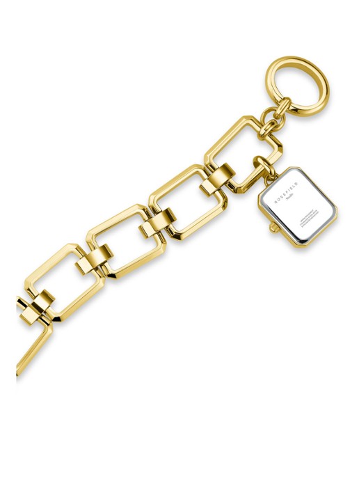 Rosefield The Octagan Charm horloge SWGSG-O52 - detail 4 goud