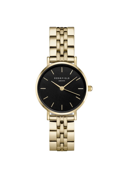 Rosefield The Small Edit horloge 26BSG-268 - voorkant goud
