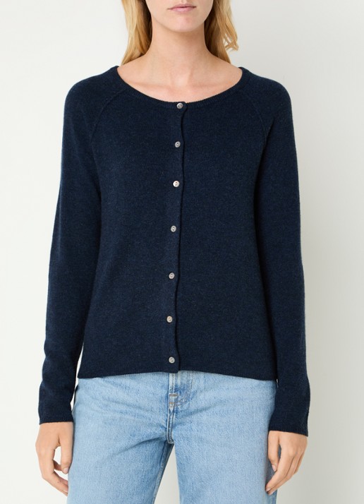 Rosemunde Fijngebreid vest in kasjmierblend
