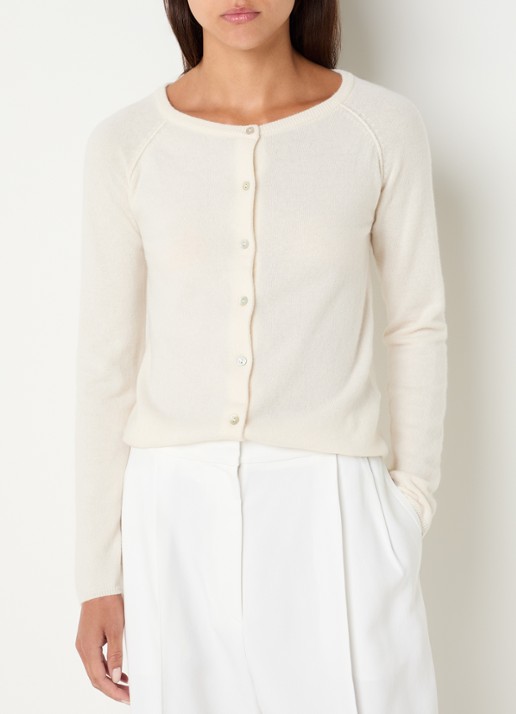 Rosemunde Fijngebreid vest in kasjmierblend