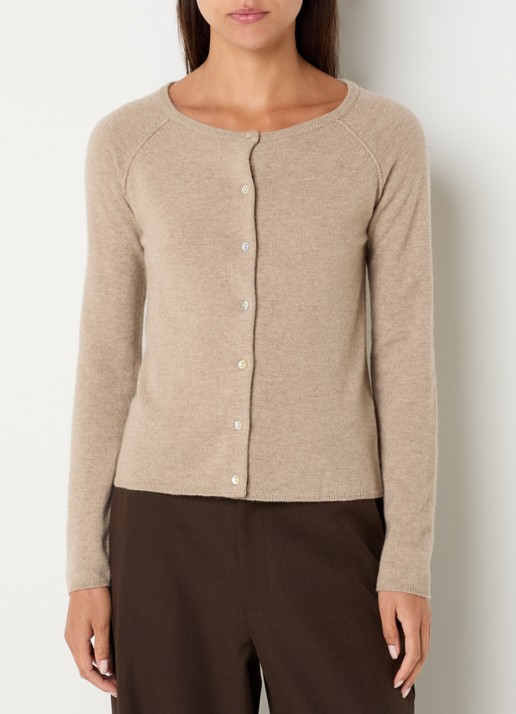 Rosemunde Fijngebreid vest in kasjmierblend